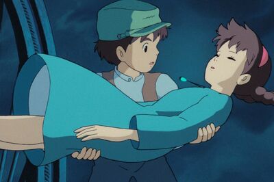 『天空の城ラピュタ』（作品画像はスタジオジブリのHPより）