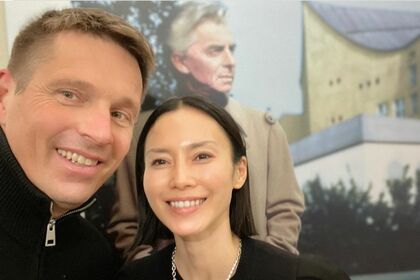 中谷美紀と夫(Instagramより引用)