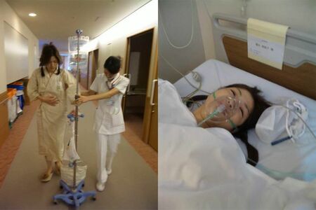 53kgあった体重が35kgになり、免疫力も低下。胃を全摘した翌日から痛みと闘いリハビリを行った