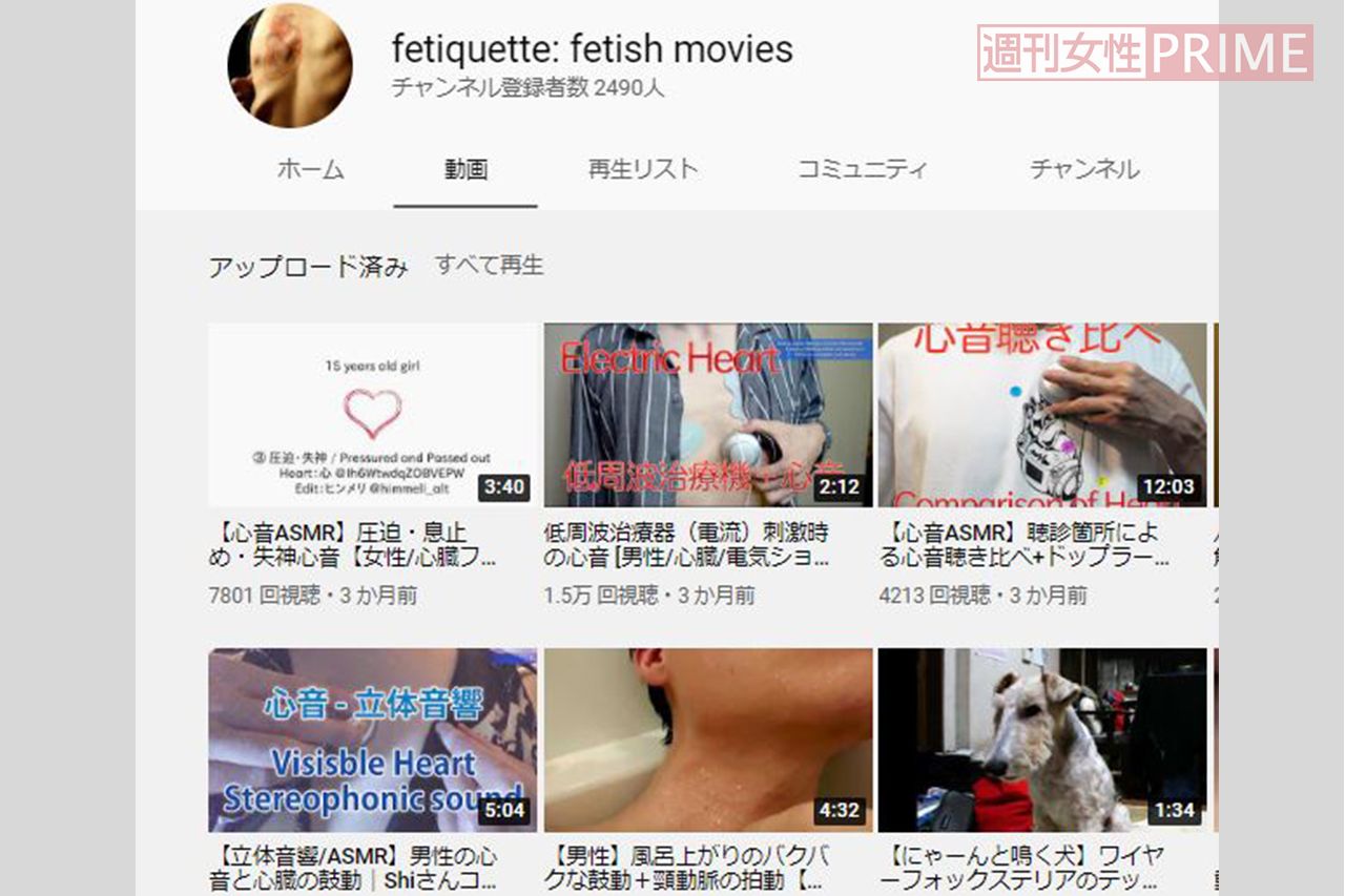 会社のユーチューブには大量の心音紹介動画が投稿されていた