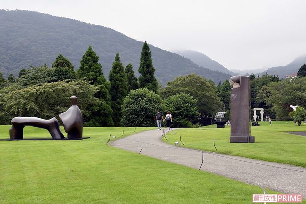 草木や作品への日々のケアにより、いつ来ても美しい景観が保たれて　撮影／渡邉智裕