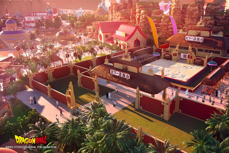 サウジアラビアに建設予定の『ドラゴンボール』パーク（公式サイトより）