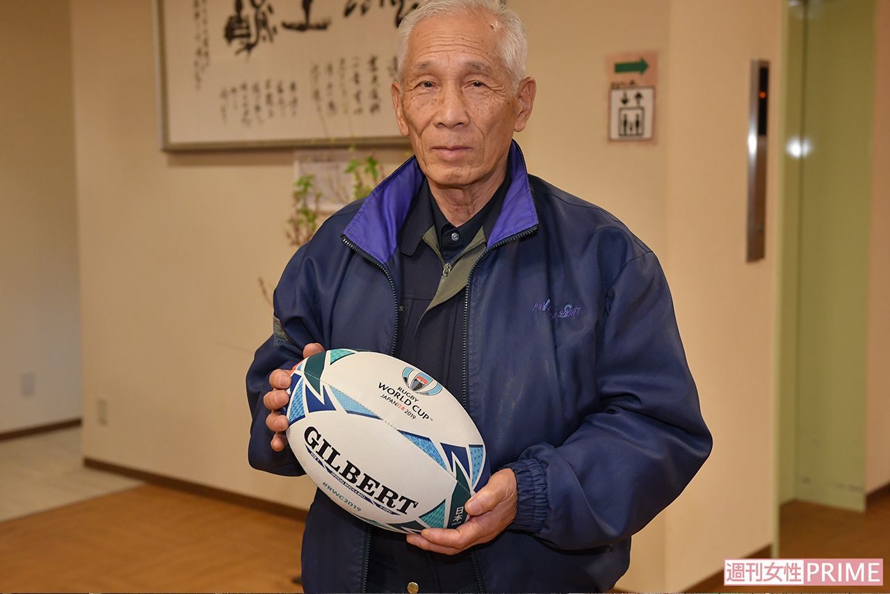  開催を待つ釜石市民らの協力を得て撮影