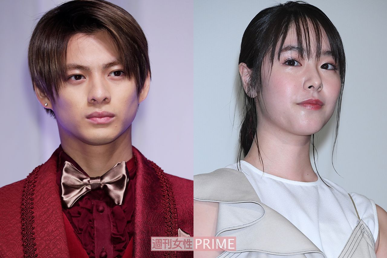 （左から）平野紫耀（King & Prince）、唐田えりか