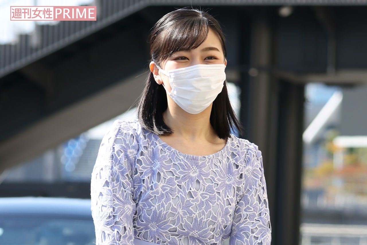 全日本テニス選手権を観戦するため、有明コロシアムに到着された佳子さま（10月29日・江東区）