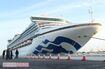 横浜港に停泊中のダイヤモンド・プリンセス号
