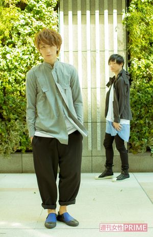 写真左から久保田秀敏、和合真一　撮影／伊藤和幸