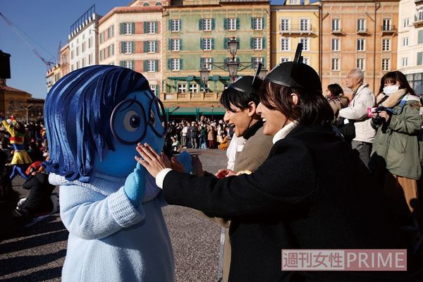 「インサイド・ヘッド」のカナシミは、いつでも不安げな表情がたまらない。撮影／伊藤和幸　(c)DISNEY/PIXAR