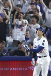 2025年9月17日に2年連続シーズン50本塁打に到達した大谷翔平/共同通信