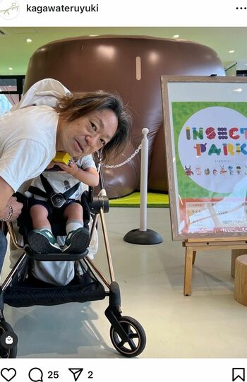 ネット大喜利の火種になった香川の投稿（香川照之Instagramより）