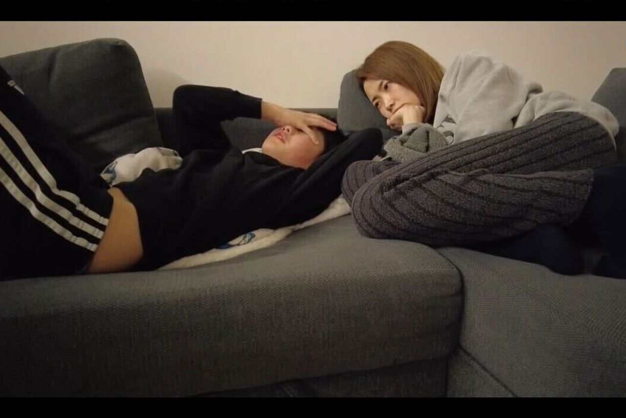 癇癪がピークだった小学5年生の夜（左・たっくん、右・あいさん）