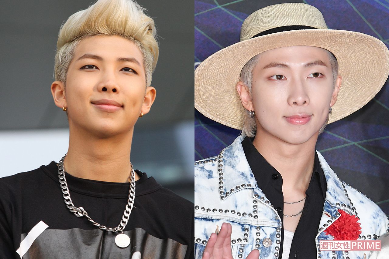 RM（左から'14年・19歳、'19年・24歳）※現在は27歳