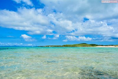 海の透明度が高い長崎県宇久島の大浜海水浴場