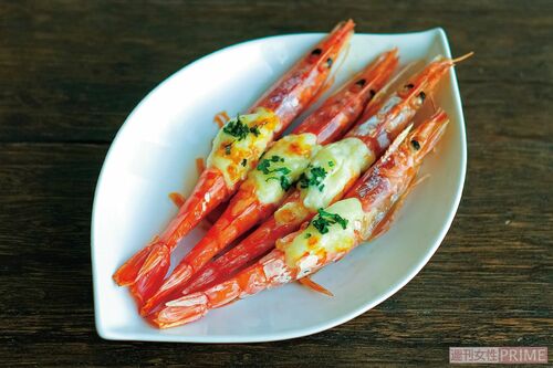 海老のチーズ焼き　撮影／松山絵美