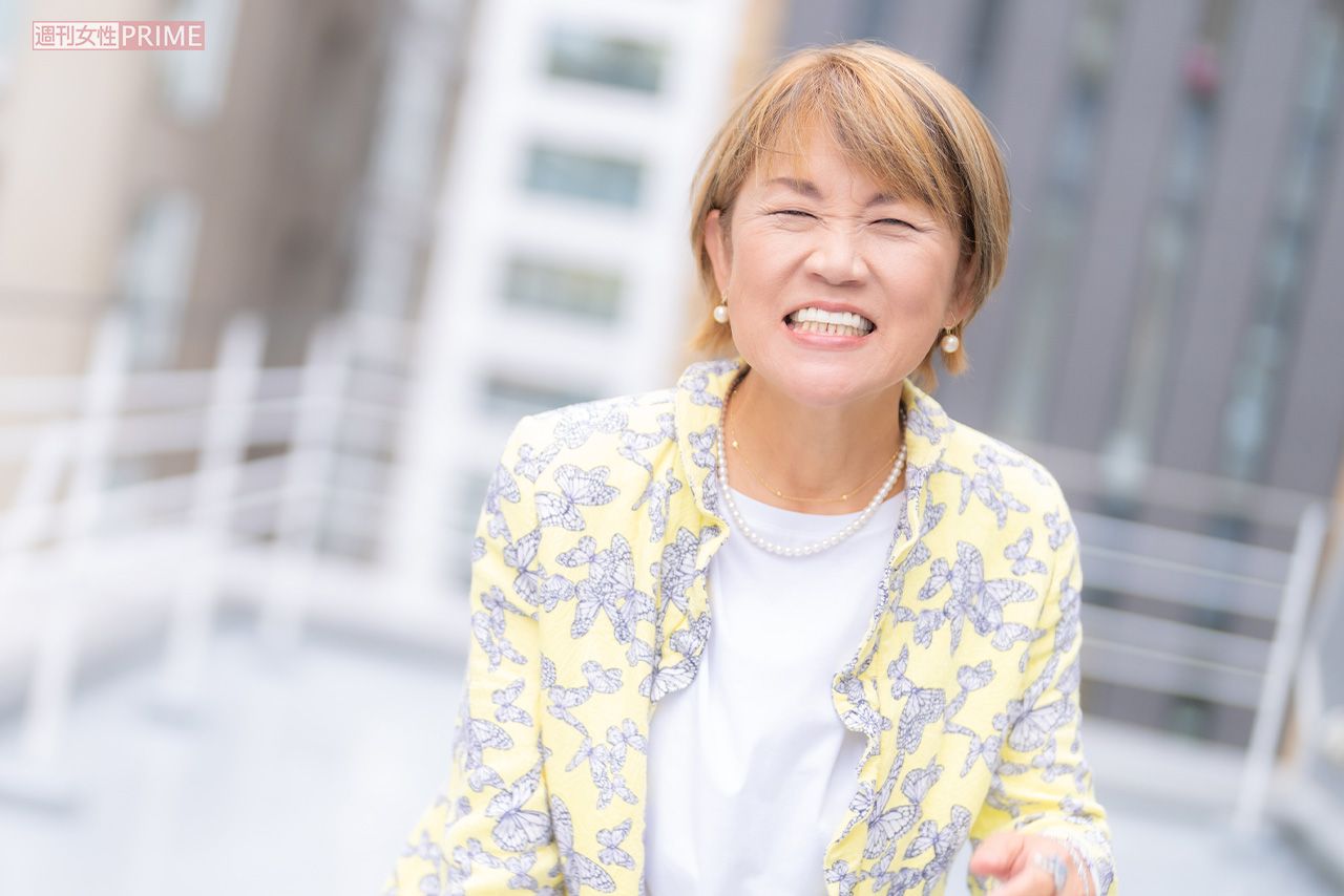 山田邦子　撮影／佐藤靖彦