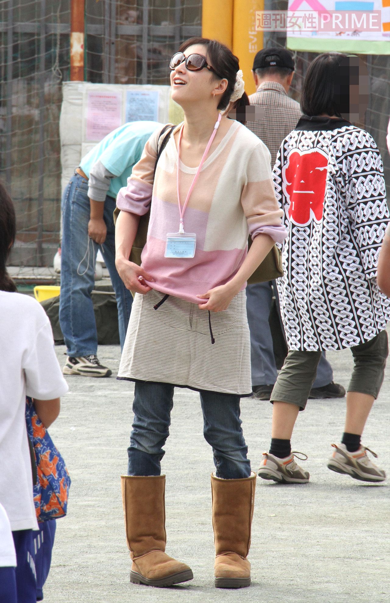 子どもの運動会に参加する広末涼子（2011年）