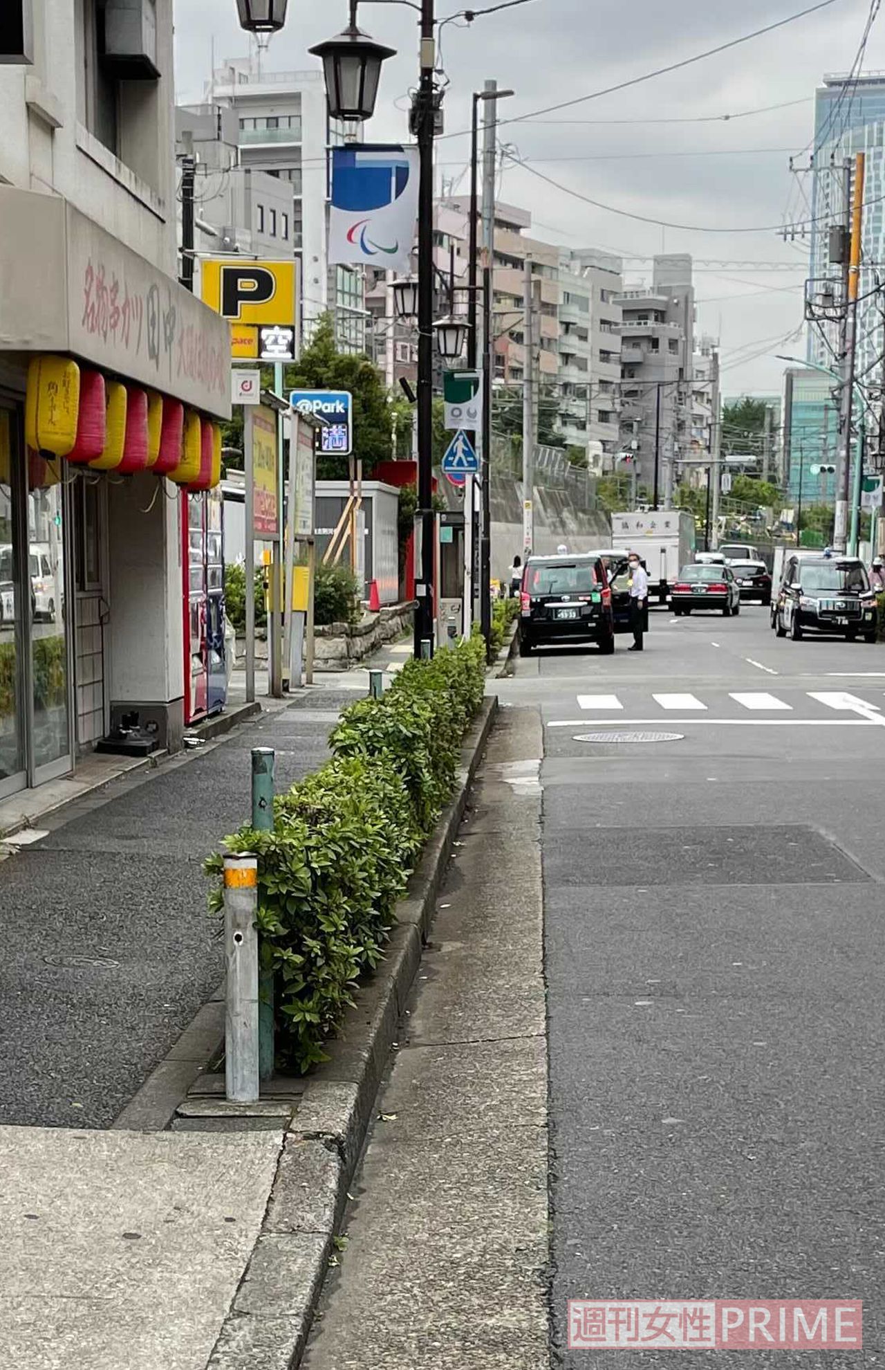 泥酔していたあやなんが座り込んだ路上