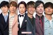 『ジャニーズ総選挙』状態!?左から、松本潤、相葉雅紀、櫻井翔、平野紫耀、二宮和也、永瀬廉