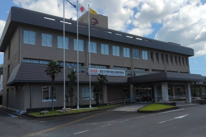 誤送金問題で揺れた山口県阿武町の役場。入金データのフロッピー使用でも注目を集めた