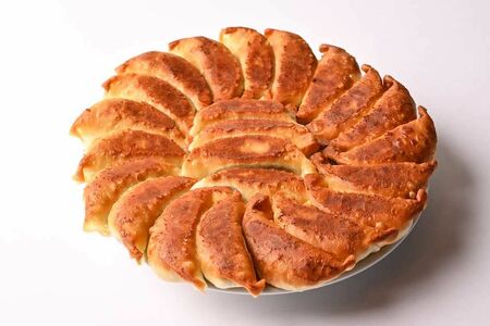 餃子の馬渡の「もっちり餃子」たれ・ラード付き10個入り　648円