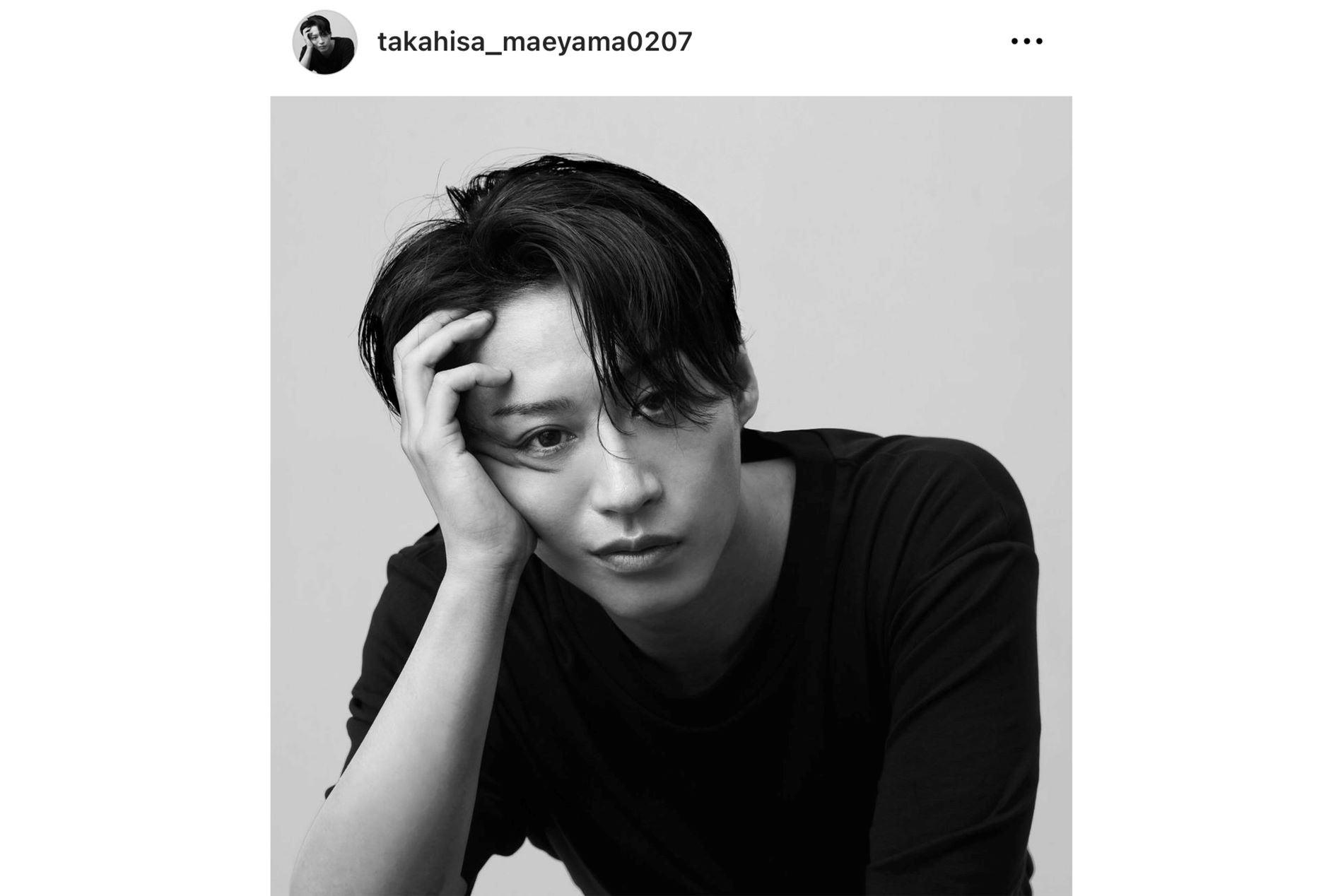 前山剛久（本人インスタグラムより）