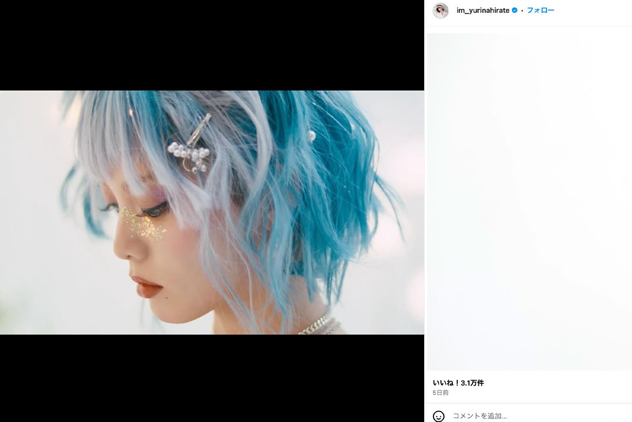 大胆イメチェンが賛否に（平手友梨奈公式Instagramより）