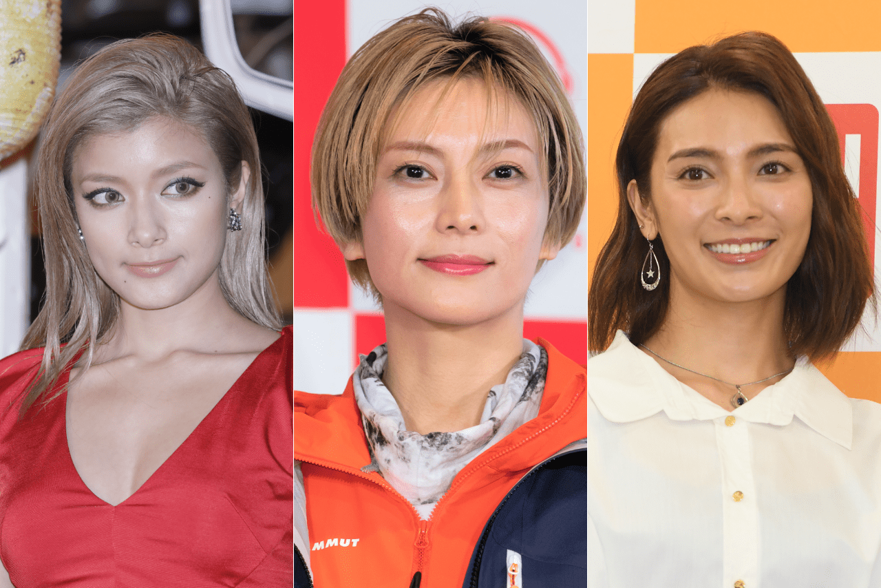 辺野古の基地新設に反対したローラ（左）、種苗法に言及した柴咲コウ（真ん中）、検察庁法改正案に反対した秋元才加も冷笑の的に（右）