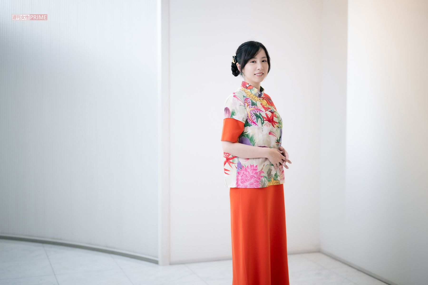 綿矢りさ　写真／深野未希（文藝春秋）