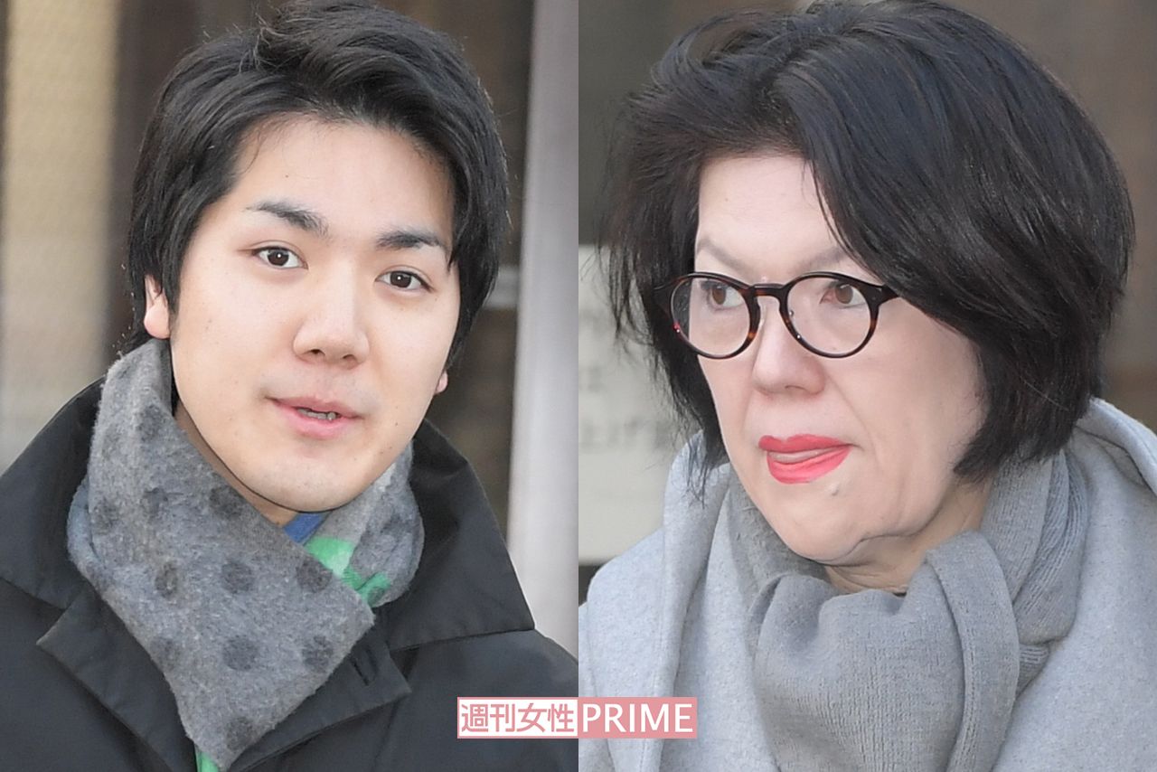 眞子さまの婚約内定者・小室圭さんと母親の佳代さん