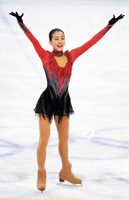2010年バンクーバー・浅田真央（フィギュアスケート）　写真/アフロ