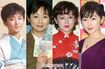 斉藤由貴(写真左から'86年・20歳、'02年・36歳、'10年・44歳、'21年・55歳)