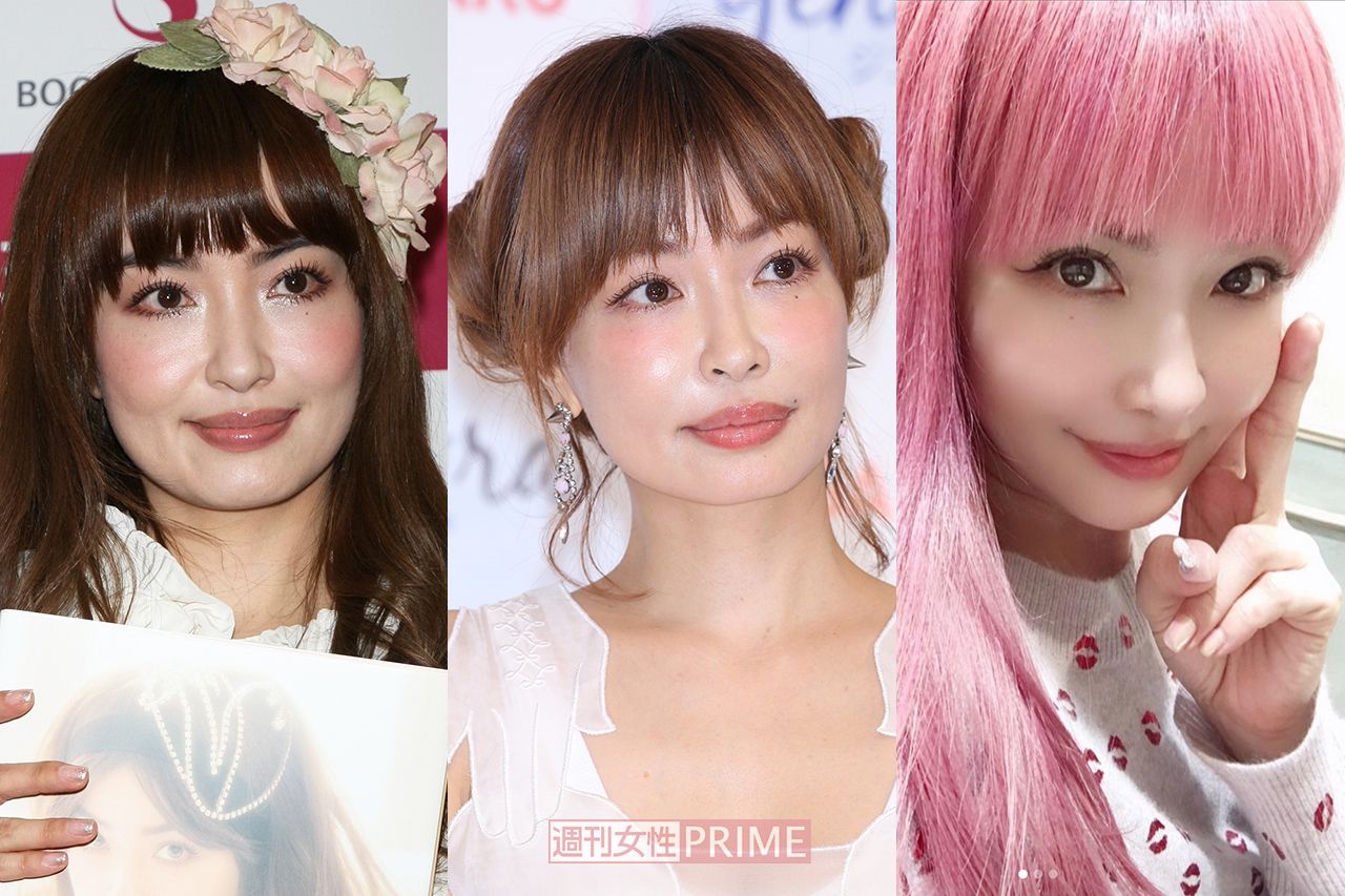 平子理沙（2009年・38歳、2015年・44歳、2021年・50歳※インスタグラムより）
