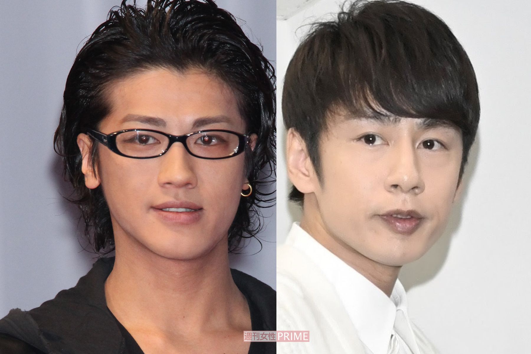 写真左から赤西仁、中丸雄一