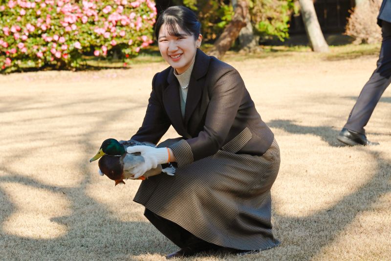 12月17日、初の初の単独“鴨場接待”に臨まれた愛子さま