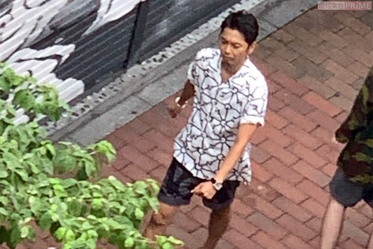 新宿二丁目でロケ中の今井翼