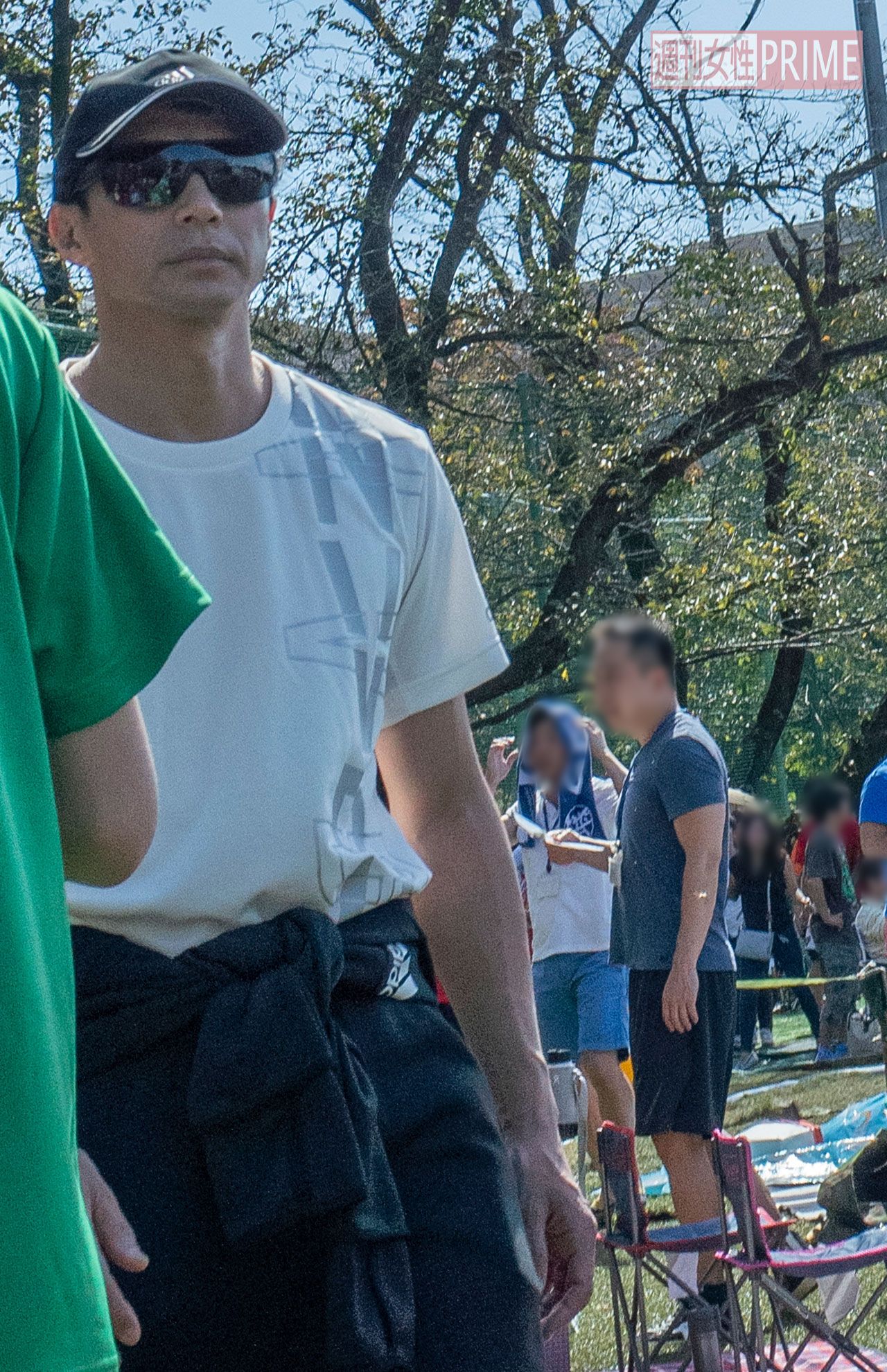 自分も競技に参加したいとウズウズ（？）している東山紀之（'18年10月）