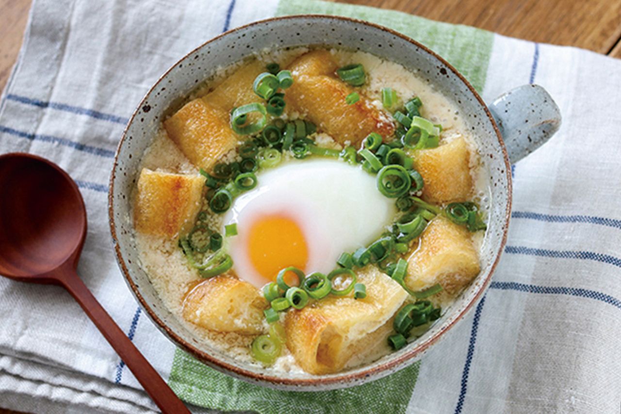 鶏と冬野菜の豆乳スープ