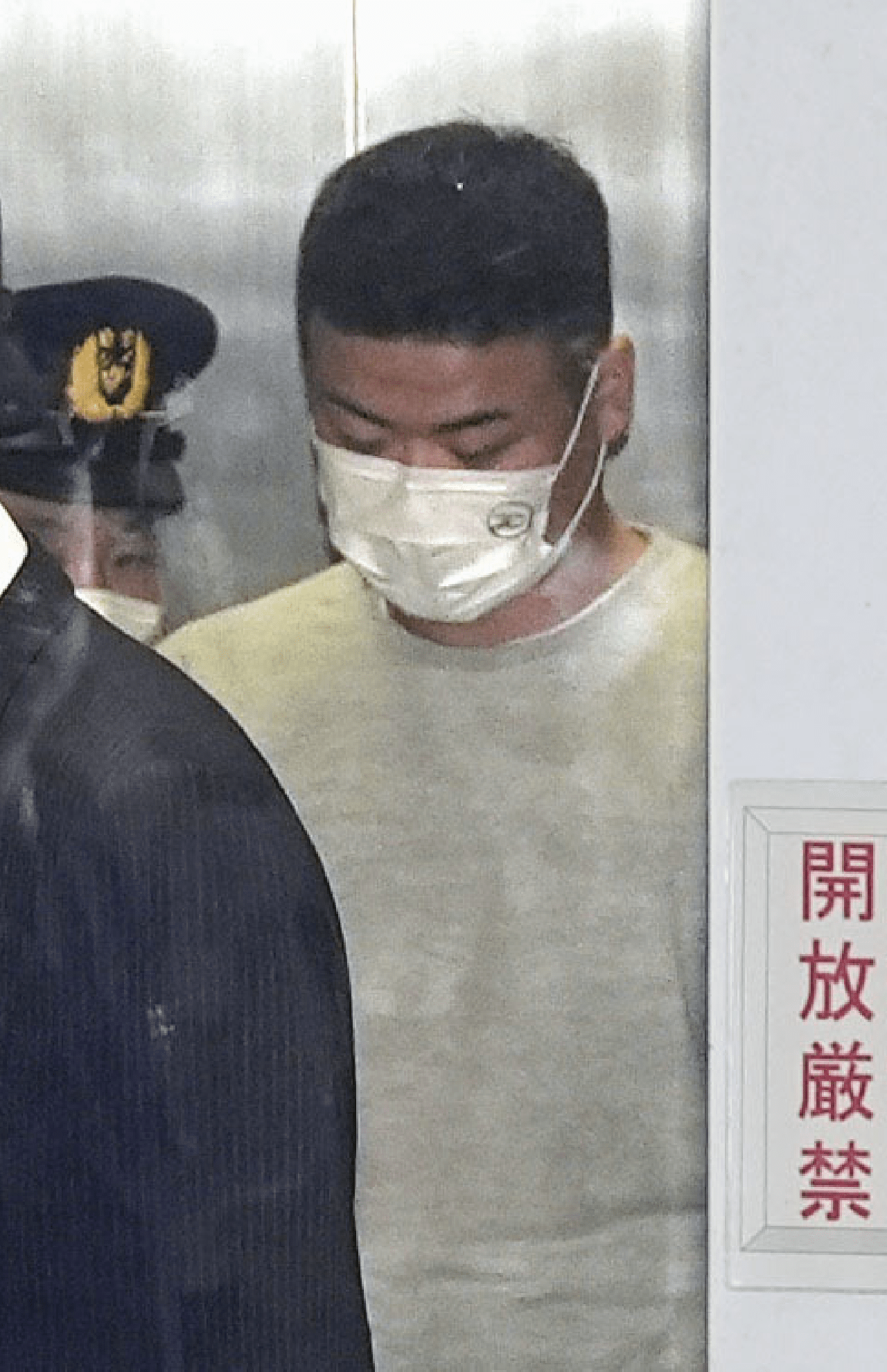 準備役の平山綾拳容疑者（写真／共同通信社）