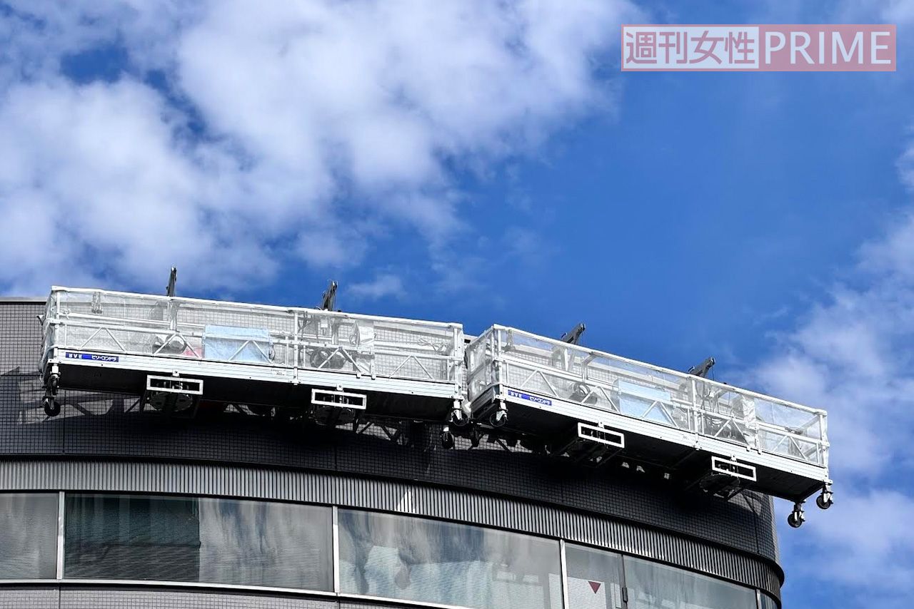 ジャニーズの看板が外された本社ビル