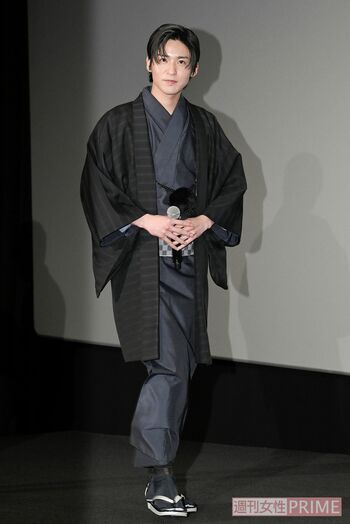 和装の美麗ショット目黒蓮／『わたしの幸せな結婚』　撮影／渡邉智裕