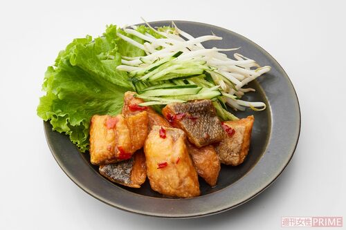 鮭のスイートチリソース　撮影／廣瀬靖士