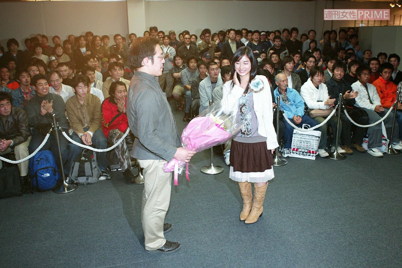 石原さとみファンイベントにて（2004年）