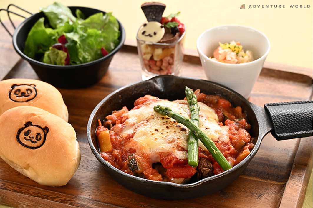 アドベンチャーワールドで提供されていたパンダのスペシャルメニュー（公式サイトより）