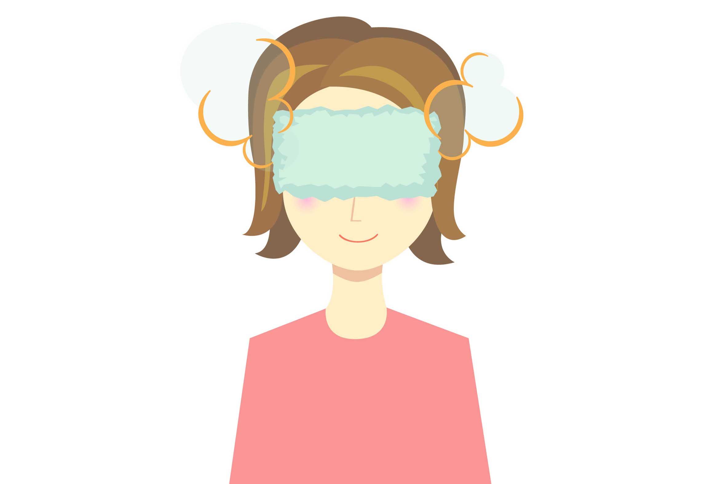 読書の秋、目の疲れに番茶湿布