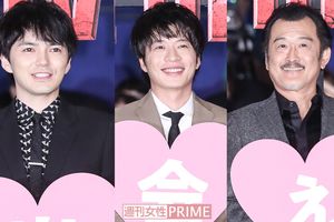 『おっさんずラブ』のメインキャスト、左から林遣都・田中圭・吉田鋼太郎　撮影／吉岡竜紀