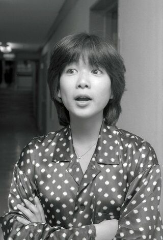 1986年7月、『週刊女性』のインタビューに答える堀ちえみ。19歳のころ