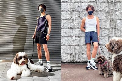 盛夏の“さんさん”コーデ。40代最後の肌見せに感謝。汗ジミもファンには尊い（木村拓哉のインスタグラムより）