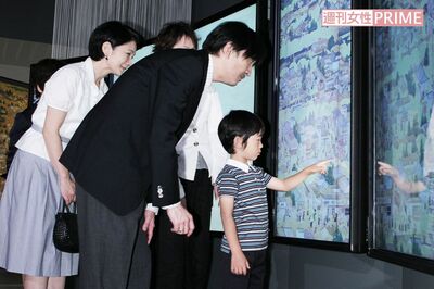 2012年8月、東京・赤坂のサントリー美術館で開かれた『おもしろびじゅつワンダーランド』展を観覧された