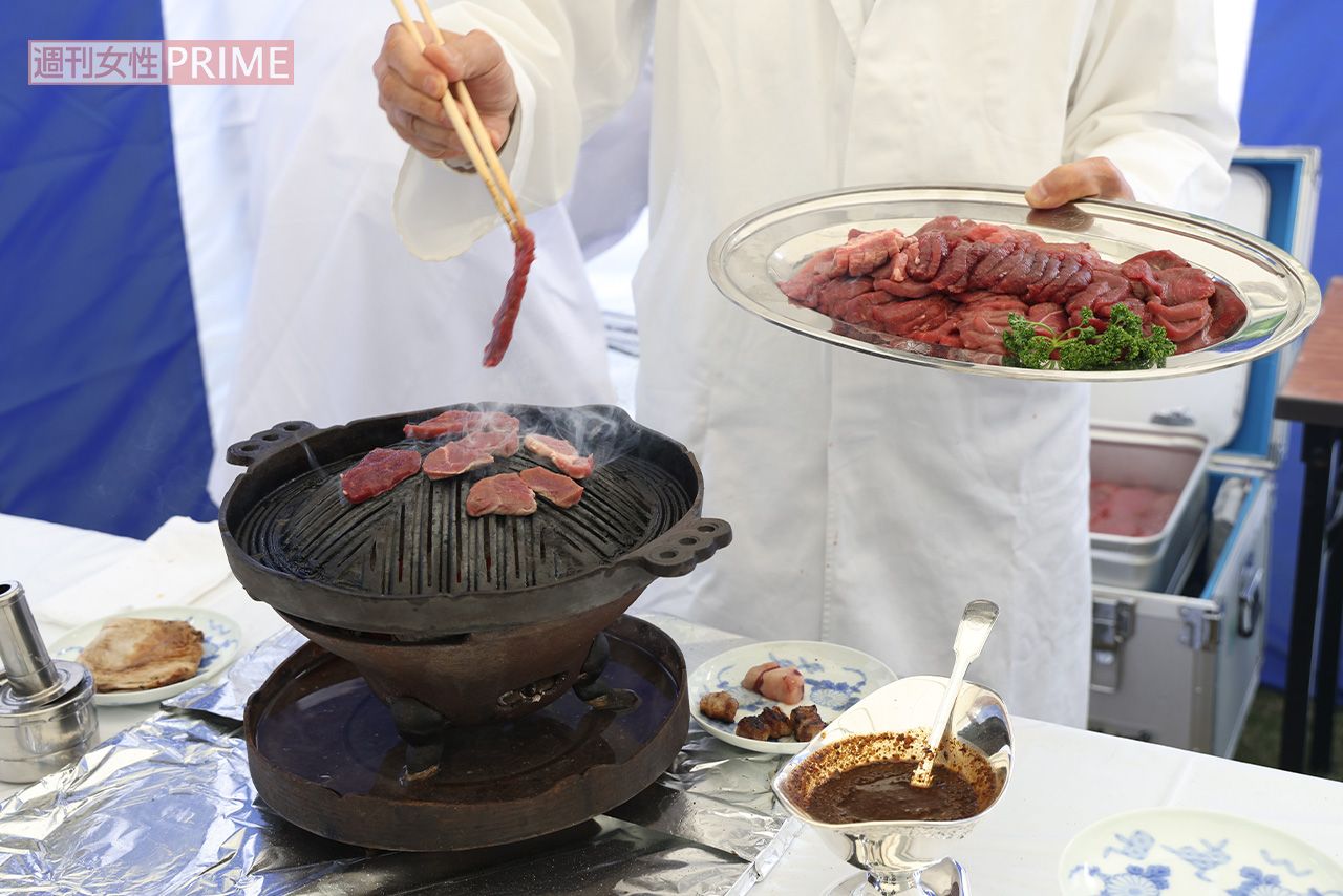 2025年4月22日の「春の園遊会」で、招待者に振舞われたメニュー