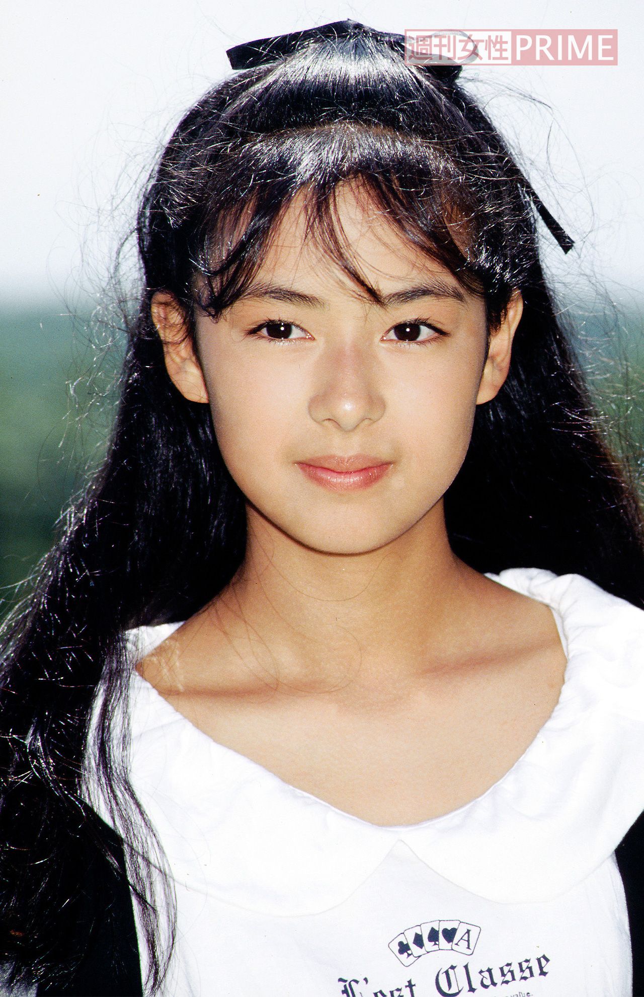 デビューまもないころの後藤久美子。「国民的美少女コンテスト」は“第2のゴクミを探せ”がコンセプト